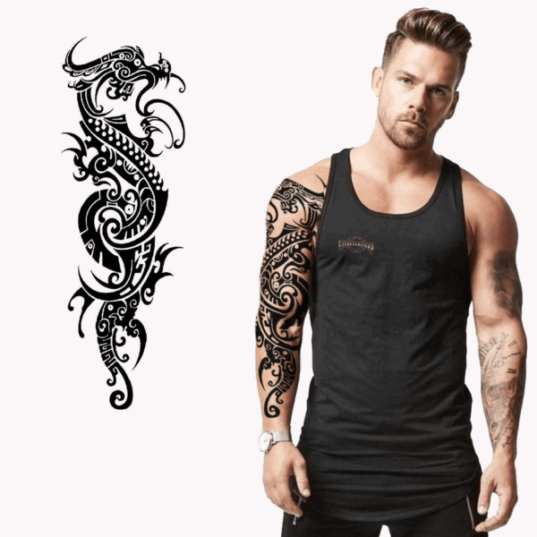 Ajutine-tattoo-draakon